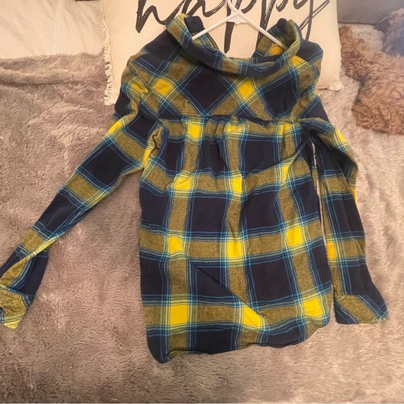Blue & Yellow Flannel Size M - Picture 9 of 10